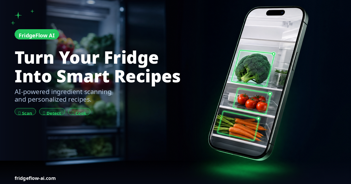 FridgeFlow AI – Smart Kitchen Assistant